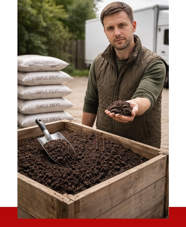 Купить биогумус в Топках с доставкой от 8613 р. за куб | ПРОНЕРУДТпк