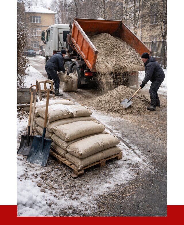 Противогололедные материалы оптом в Топках от 4256 р. | ПРОНЕРУДТпк