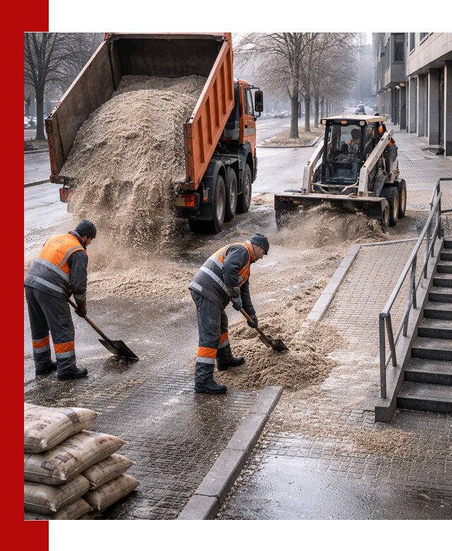 Поставка противогололедных материалов в Топках