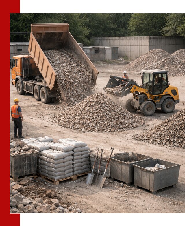 Вторичные материалы для отсыпки в Топках — поставка и доставка