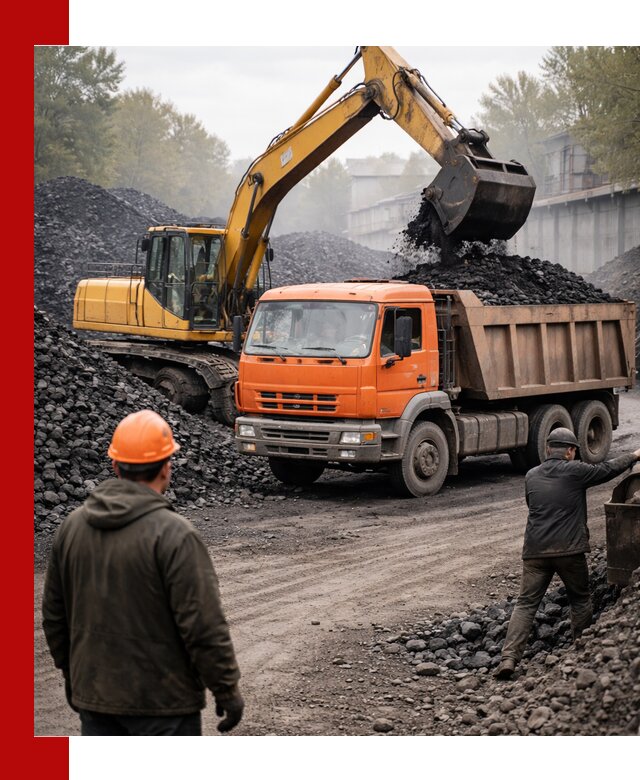 Доставка угля автотранспортом в Топках быстро и выгодно