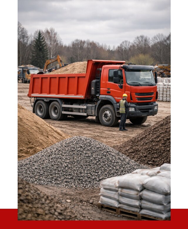 Доставка самосвалом 25 кубов в Топках от 7600 р. | ПРОНЕРУДТпк