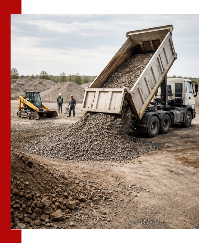 Доставка самосвалом 25 м³ в Топках быстро и надежно