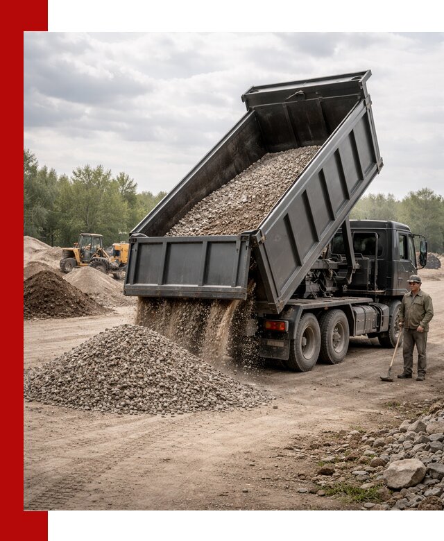 Доставка самосвалом 30 м3 по выгодным ценам в Топках