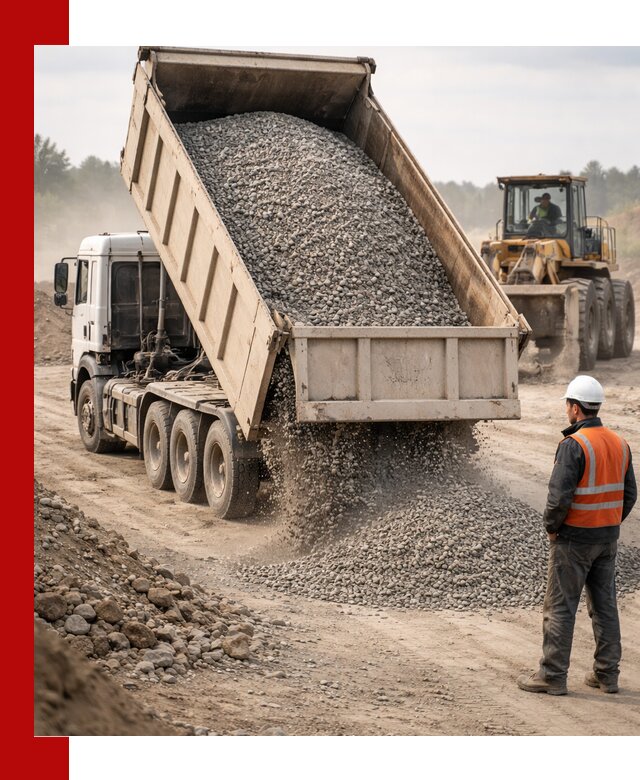 Доставка самосвалом 40 кубов цемента и сыпучих в Топках