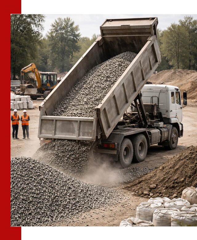 Аренда самосвала в Топках для доставки сыпучих и нерудных материалов