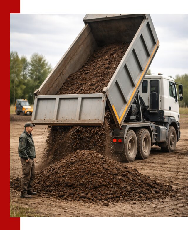Аренда самосвала с водителем в Топках для сыпучих грузов и навоза
