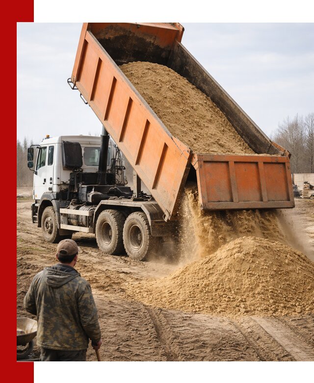 Аренда самосвала 20 тонн для перевозки грузов в Топках