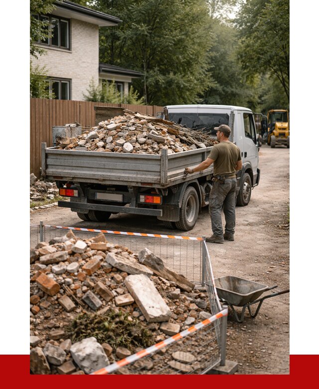 Вывоз строительного мусора с погрузкой в Топках от 7600 р | ПРОНЕРУДТпк