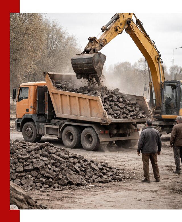 Вывоз асфальта и асфальтового покрытия в Топках