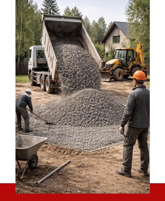 Отсыпка участка щебнем в Топках от 6586 р. ПРОНЕРУДТпк