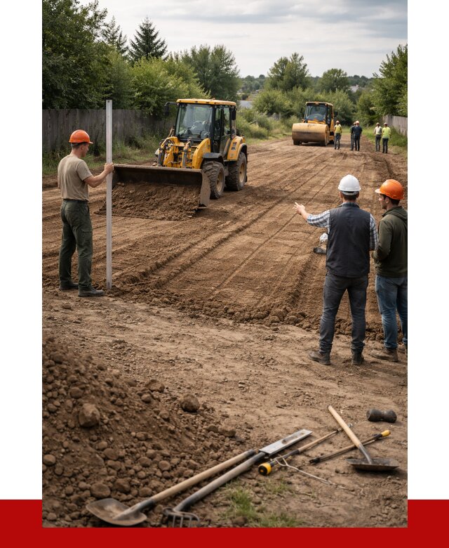 Планировка участка грунтом в Топках от 4560 р ПРОНЕРУДТпк