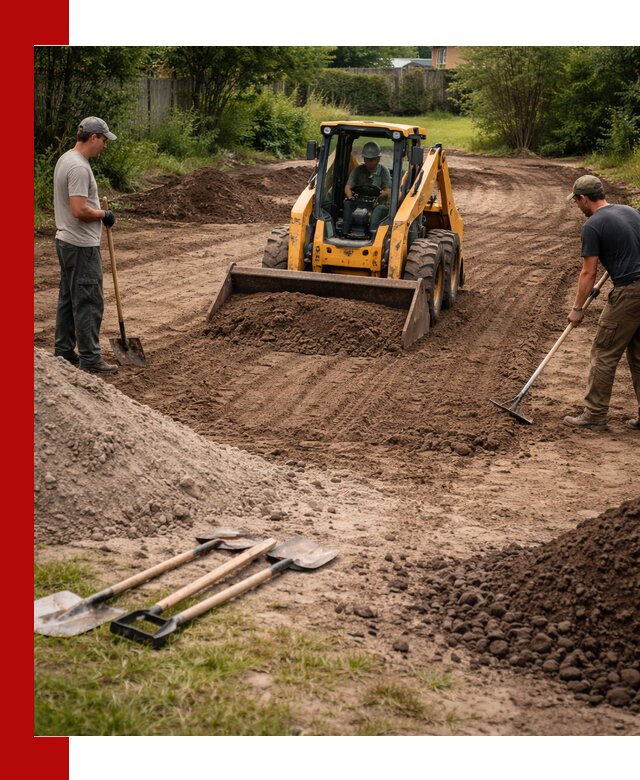 Планировка участка грунтом с вывозом и доставкой в Топках
