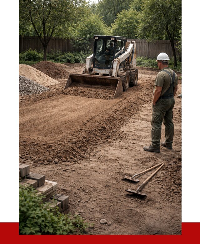 Выравнивание участка под ключ в Топках от 3547 р. | ПРОНЕРУДТпк
