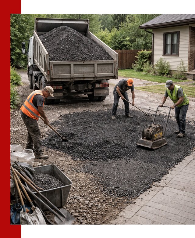 Асфальтовая крошка для двора с доставкой в Топках